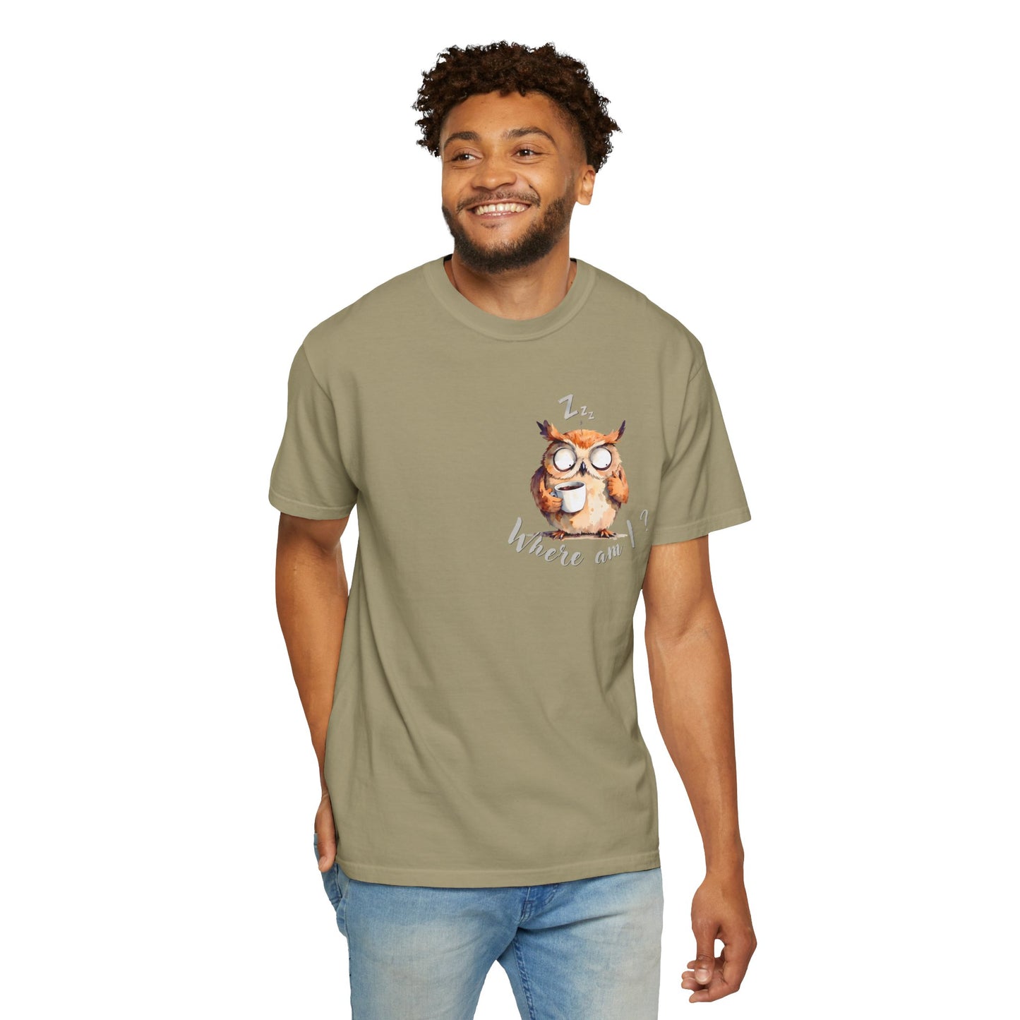 Where Am I? Owl Graphic T-Shirt