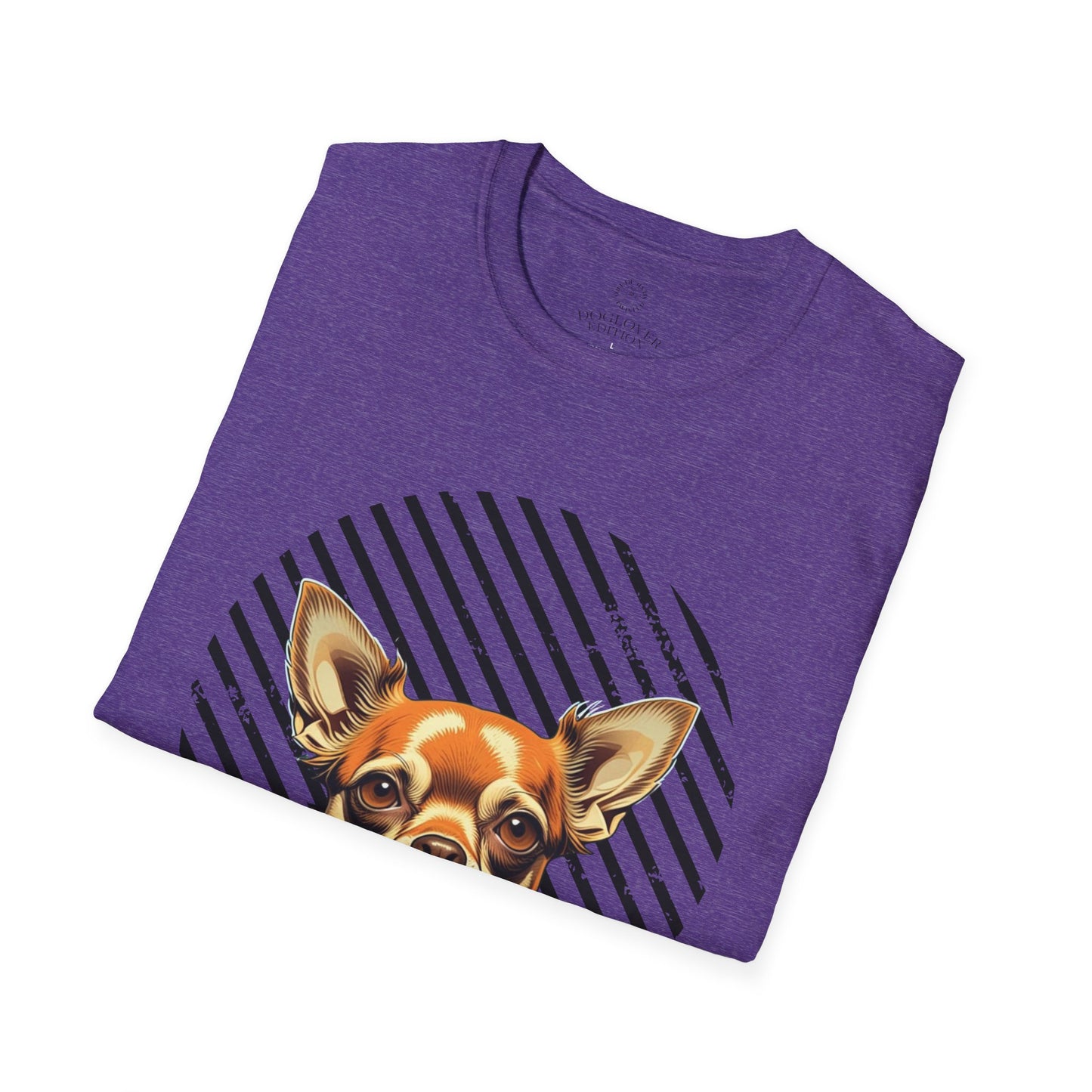 Dog Lover's Pure Love Unisex T-Shirt | Vibrant Orange Dog Design