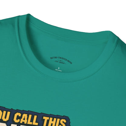 T-Shirt — "You Call This Graphics?" Retro Gamer Vintage Video Game Tee