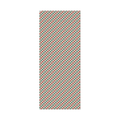 Christmas Ornament Gift Wrap Paper - Red & Green Bauble Wrapping Paper