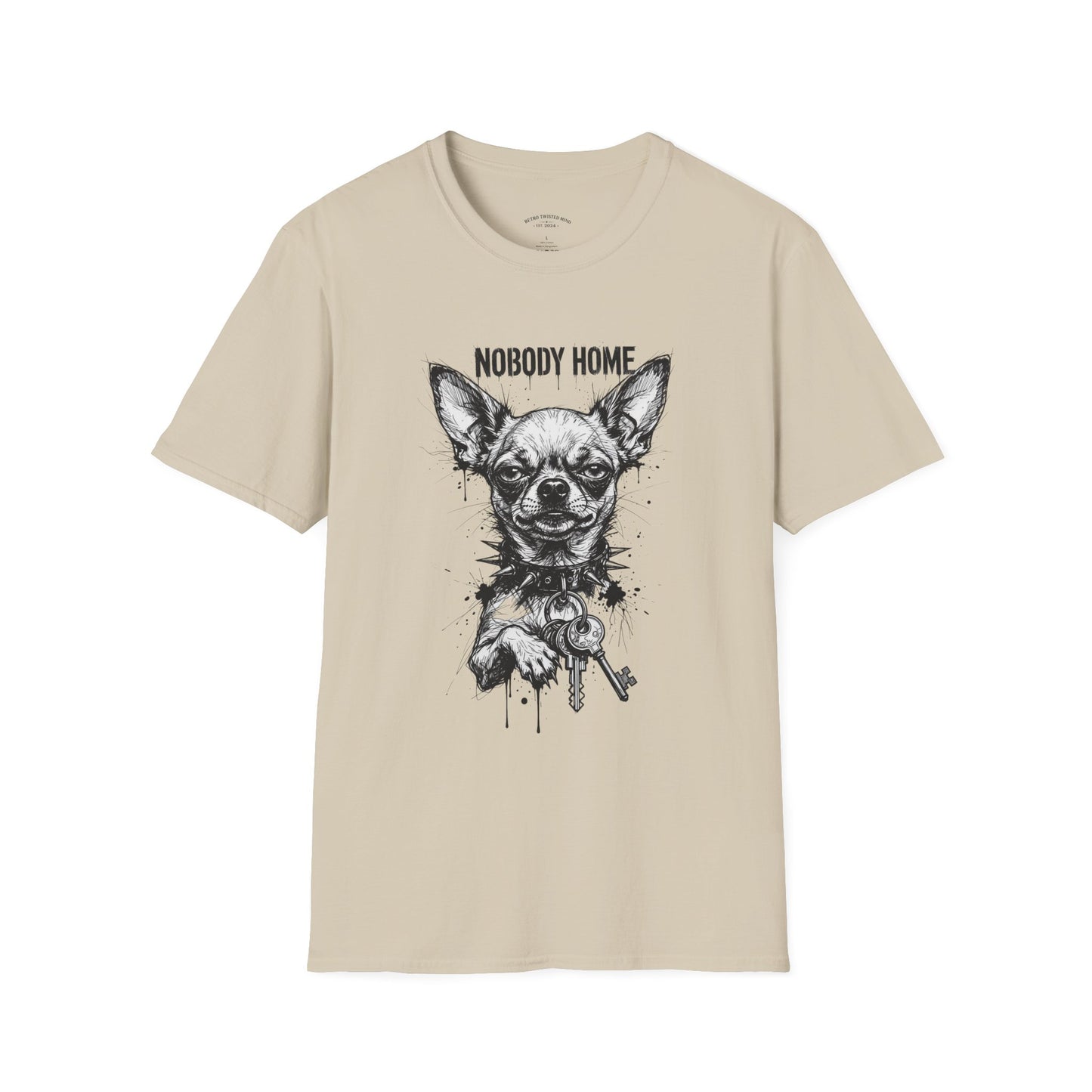 Chihuahua 'Nobody Home' Graphic T-Shirt
