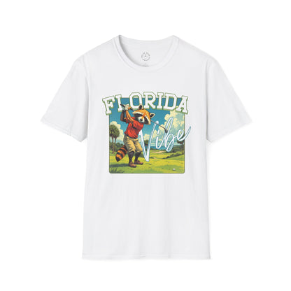 Florida Vibe Unisex Softstyle T-Shirt | Relaxed Fit Graphic Tee for Casual Days, Summer and Travel,florida,sport,golf